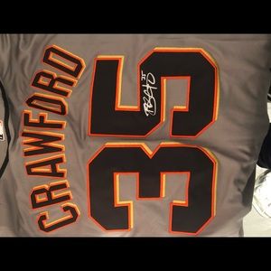 Brandon Crawford signed jersey